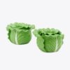 Bougeoirs Lettuce Ware, lot de 2 Bougeoirs Lettuce Ware, lot de 2