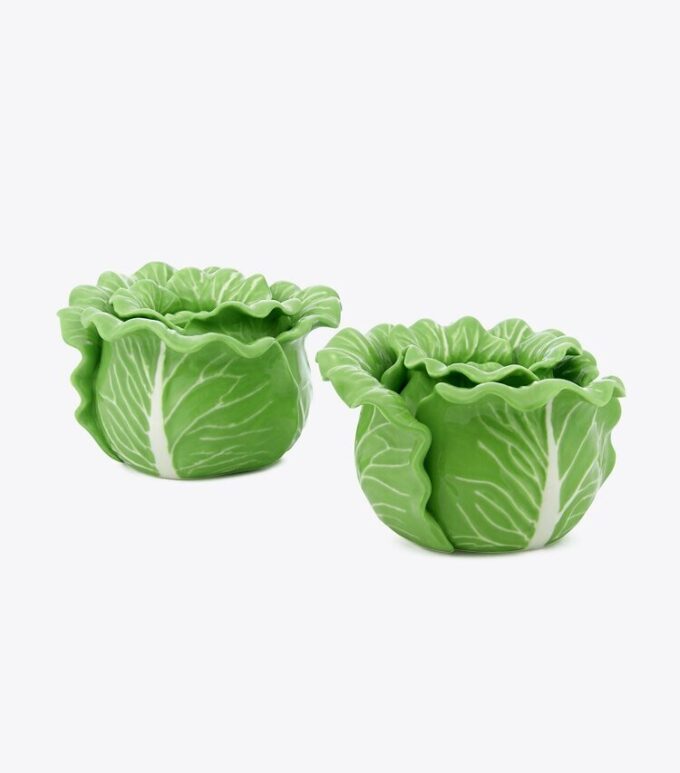 Bougeoirs Lettuce Ware, lot de 2 Bougeoirs Lettuce Ware, lot de 2