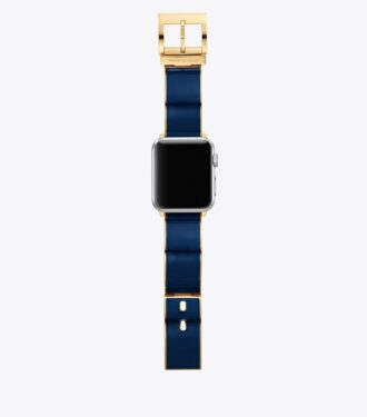 Bracelet Buddy pour Apple Watch®, doré/bleu marine, 38 mm x 40 mm