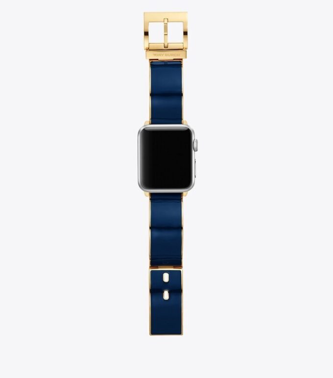 Bracelet Buddy pour Apple Watch®, doré/bleu marine, 38 mm x 40 mm Bracelet Buddy pour Apple Watch®, doré/bleu marine, 38 mm x 40 mm