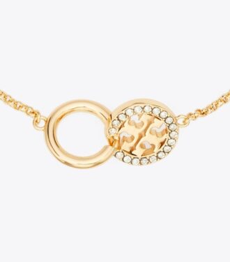 Bracelet à chaîne entrelacée Icon Pavé