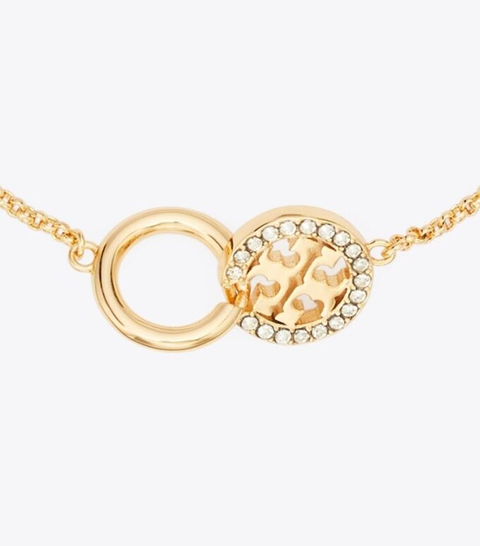 Bracelet à chaîne entrelacée Icon Pavé