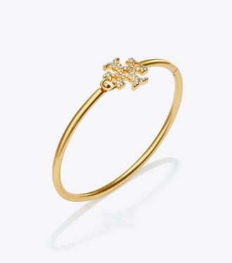 Bracelet à charnière Eleanor Pavé