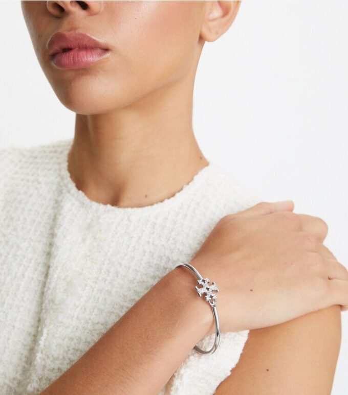 Bracelet à charnière Eleanor Pavé Bracelet à charnière Eleanor Pavé