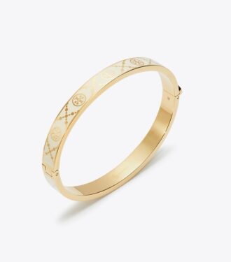 Bracelet à charnière Icon T Monogram