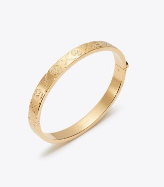 Bracelet à charnière Icon T Monogram