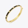 Bracelet à charnière émaillé Icon