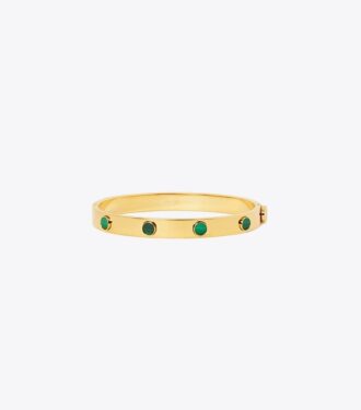 Bracelet à charnière Miller Stud Semi-Precious