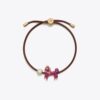 Bracelet coulissant Curiosity en émail avec motif cheval