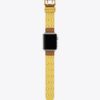 Bracelet à double rivets pour Apple Watch®, cuir jaune Bracelet à double rivets pour Apple Watch®, cuir jaune