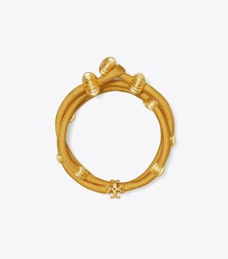 Bracelet enroulé en soie Roxanne