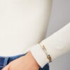 Bracelet Serif-T Metallic Single-Wrap