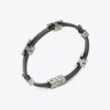 Bracelet Serif-T à simple tour pavé Bracelet Serif-T à simple tour pavé