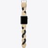 Bracelet tressé pour Apple Watch®, cuir crème/noir, 38 mm – 40 mm Bracelet tressé pour Apple Watch®, cuir crème/noir, 38 mm – 40 mm