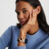 Bracelet tressé pour Apple Watch®, cuir crème/noir, 38 mm – 40 mm Bracelet tressé pour Apple Watch®, cuir crème/noir, 38 mm – 40 mm
