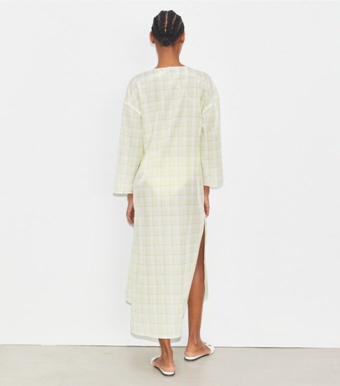 Caftan en coton à carreaux Caftan en coton à carreaux