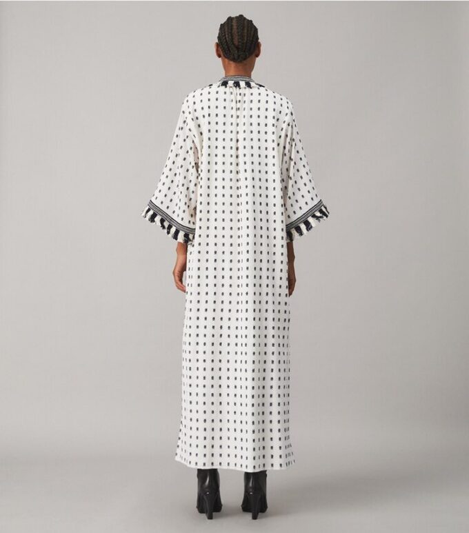Caftan à franges en tricot Caftan à franges en tricot