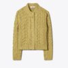Cardigan à col rond chiné Cardigan à col rond chiné