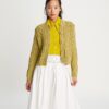 Cardigan à col rond chiné Cardigan à col rond chiné