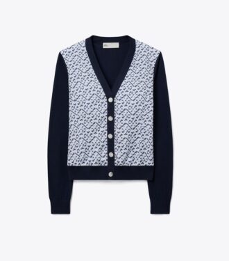 Cardigan à devant en soie