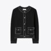 Cardigan en laine surpiqué Cardigan en laine surpiqué