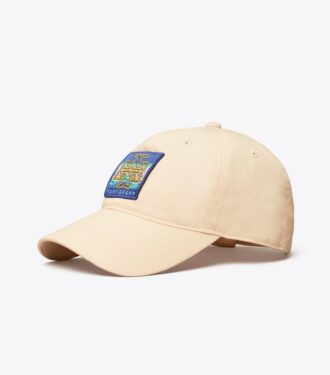 Casquette de baseball en coton avec écusson Casquette de baseball en coton avec écusson
