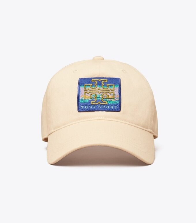 Casquette de baseball en coton avec écusson Casquette de baseball en coton avec écusson