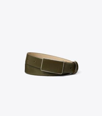 Ceinture à boucle plate