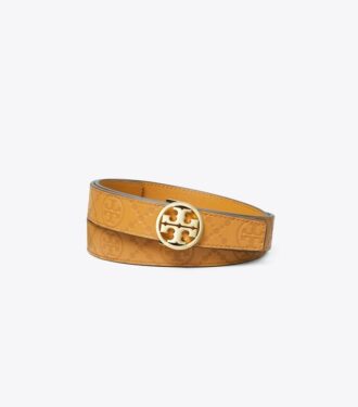 Ceinture en cuir Miller T Monogram 2,5 cm