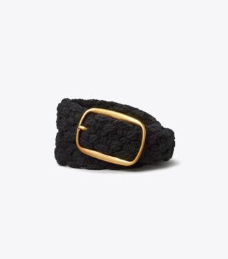 Ceinture logo en macramé
