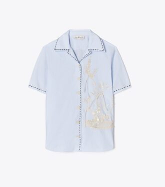 Chemise de camping brodée