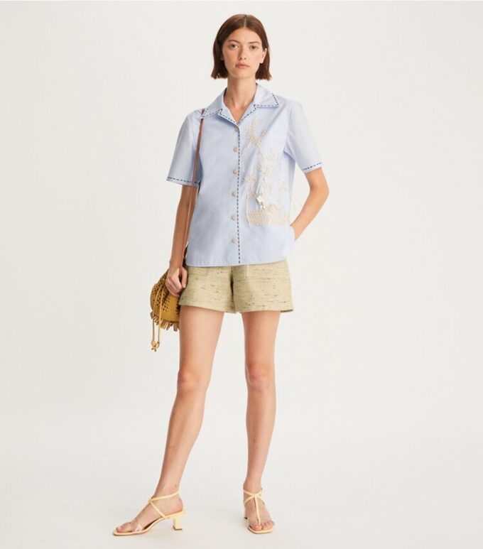 Chemise de camping brodée Chemise de camping brodée