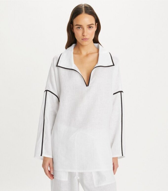 Chemise de plage en lin Chemise de plage en lin