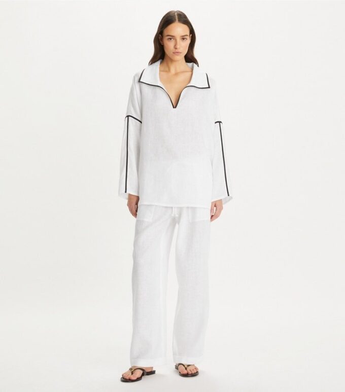 Chemise de plage en lin Chemise de plage en lin