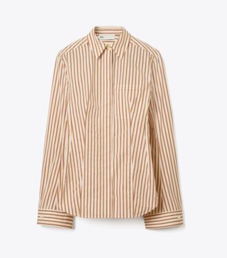 Chemise en coton à manches cloche