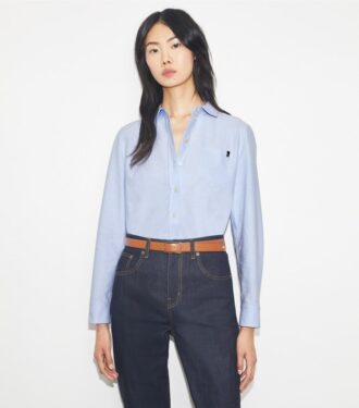 Chemise en coton à poignets