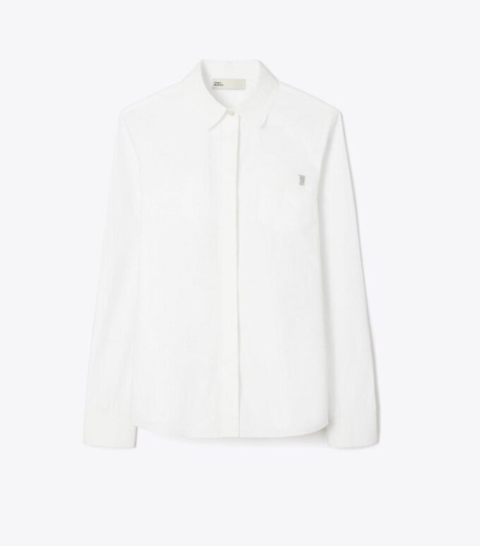 Chemise en popeline de coton Chemise en popeline de coton