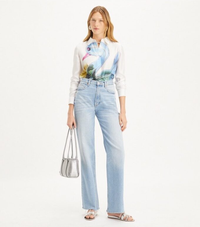 Chemise en soie Lucky Duck Chemise en soie Lucky Duck