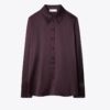 Chemise en soie à revers Chemise en soie à revers