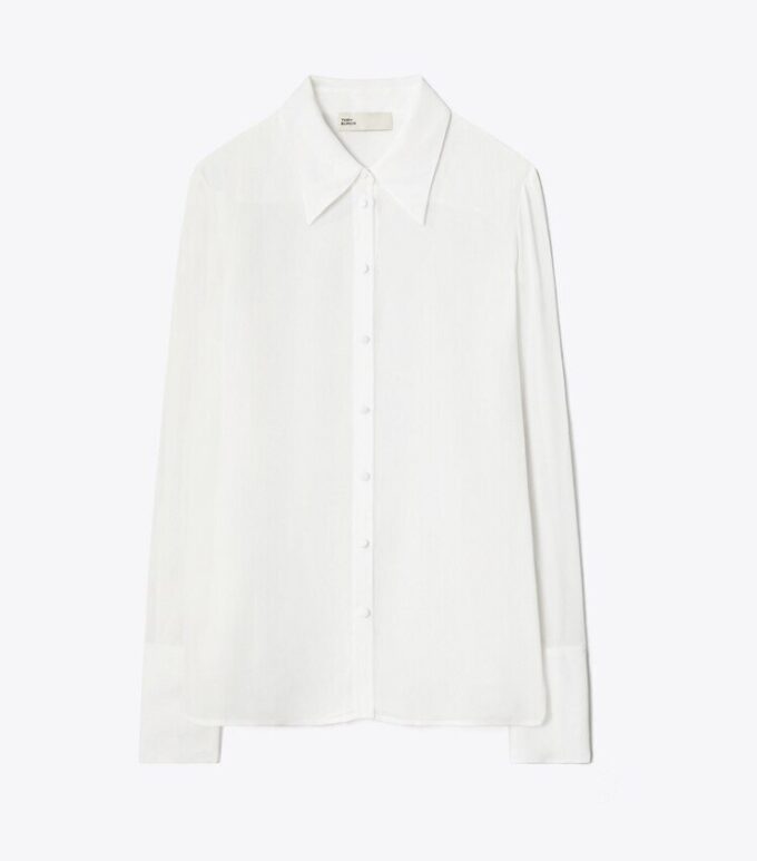 Chemise à manches courtes en viscose Chemise à manches courtes en viscose