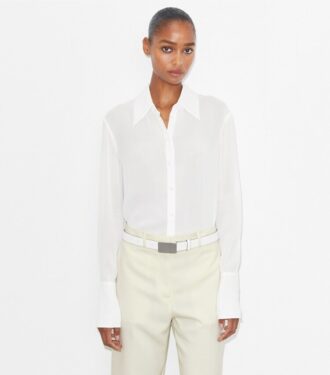 Chemise à manches courtes en viscose