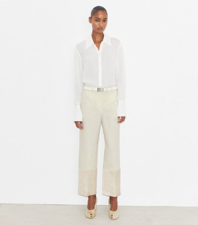 Chemise à manches courtes en viscose Chemise à manches courtes en viscose