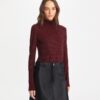 Col roulé en jersey de viscose orné Col roulé en jersey de viscose orné