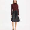 Col roulé en jersey de viscose orné Col roulé en jersey de viscose orné