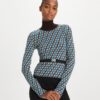 Col roulé jacquard Col roulé jacquard