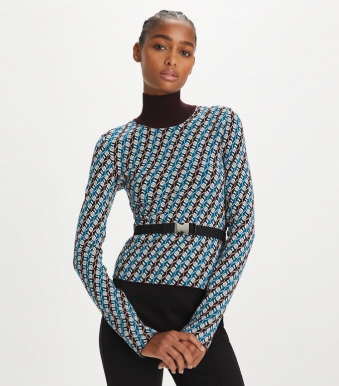 Col roulé jacquard Col roulé jacquard