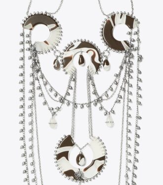 Collier en perles et résine Collier en perles et résine