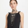 Collier en perles et résine Collier en perles et résine