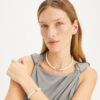 Collier Moondance Pearl And Pavé Collier Moondance Pearl And Pavé