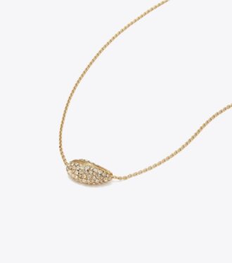 Collier pendentif pavé ajouré
